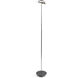 Royyo 45.5 inch 11.00 watt Chrome with Oxford Felt Floor Lamp Portable Light